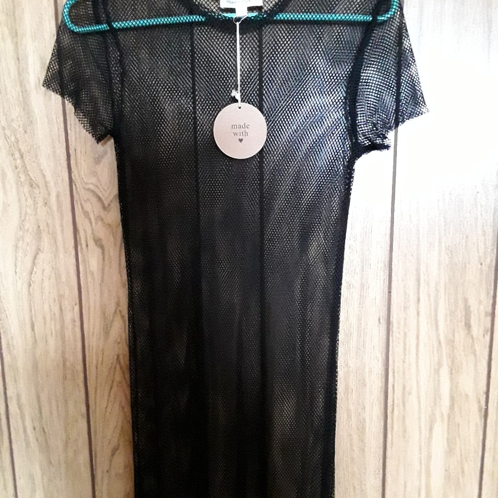 Black Fishnet Dress